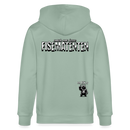 FISEMATENTEN-Unisex Bio-Kapuzenjacke - Helles Graugrün