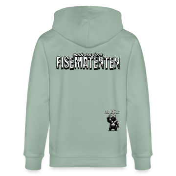 FISEMATENTEN-Unisex Bio-Kapuzenjacke - Helles Graugrün