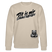 Dit is mir SCHNURZPIEPE-Unisex Bio-Sweatshirt - Beige