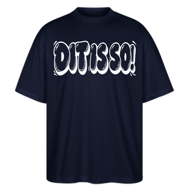 Berlin Shirt- DIT IS SO!-Oversized Unisex Bio T-Shirt - Navy