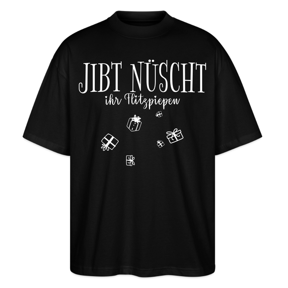Weihnachten in Berlin-JIBT NÜSCHT - Unisex Oversize Bio-T-Shirt - Schwarz