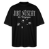 Weihnachten in Berlin-JIBT NÜSCHT - Unisex Oversize Bio-T-Shirt - Schwarz