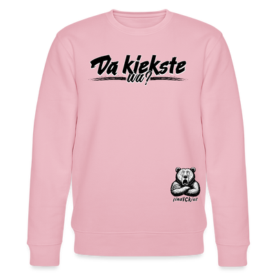 Da kiekste, wa?-Unisex Bio-Sweatshirt II - Hellrosa