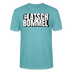 WIE LATSCH UND BOMMEL - Unisex BIO T-Shirt - Pastelltürkis
