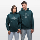 DIT ESKALIERT EH-Unisex Bio-Hoodie - Dunkles Petrol