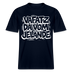 Berliner Spruch-VAFATZ DA VOM JELÄNDE- RELAXED FIT Unisex Bio T-Shirt - Navy