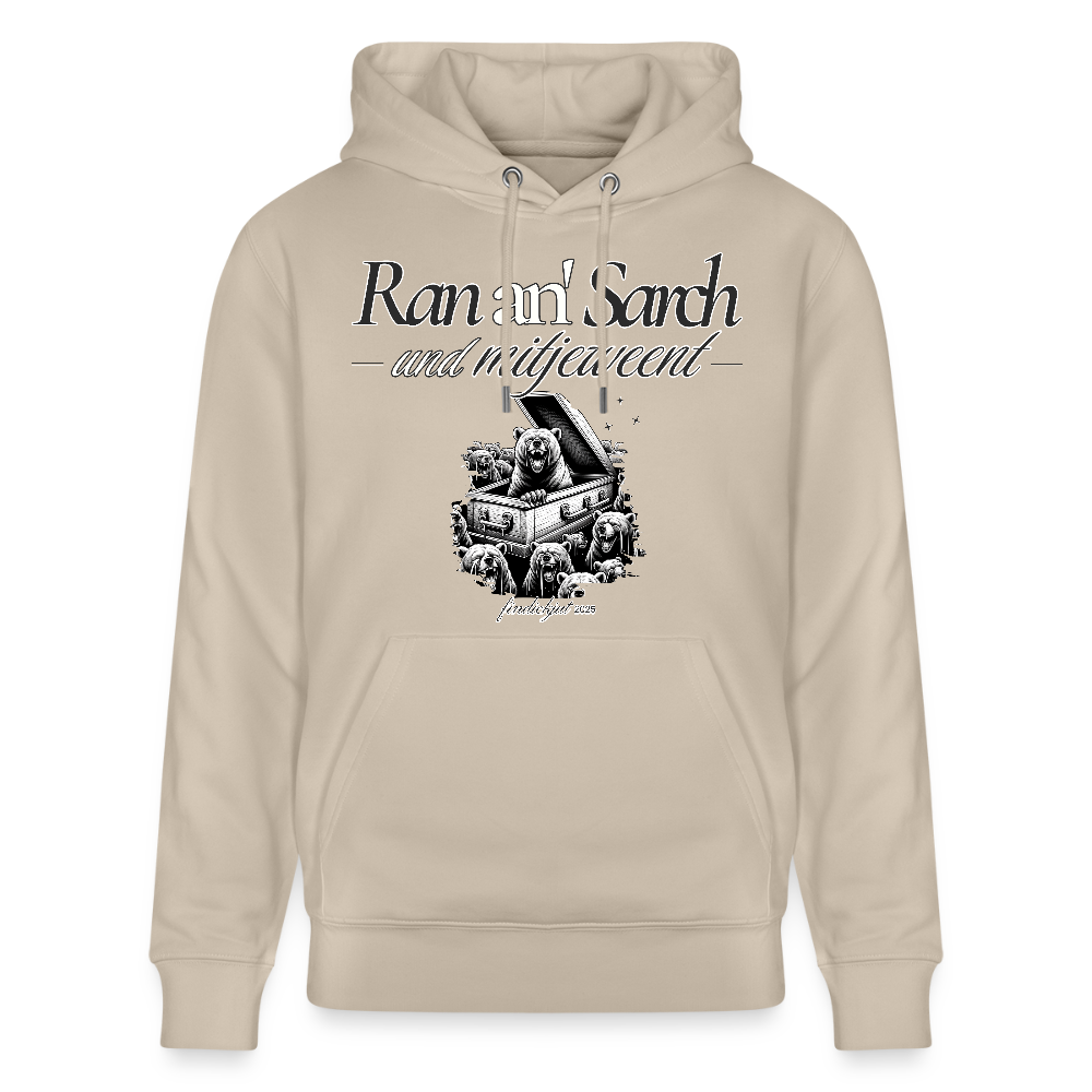 Ran an' Sarg-Unisex Bio-Hoodie - Beige
