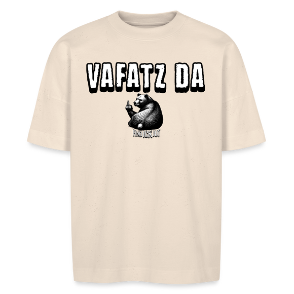 VAFATZ DA-Unisex Oversize Bio-T-Shirt - Naturweiß