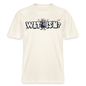 WAT IS'N?-Relaxed Fit Unisex Bio-T-Shirt - Naturweiß 