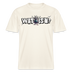 WAT IS'N?-Relaxed Fit Unisex Bio-T-Shirt - Naturweiß 