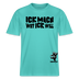 ICK MACH WAT ICK WILL-Relaxed Fit Unisex Bio-T-Shirt II - Poolblau