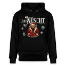 JIBT NÜSCHT-Unisex Bio-Hoodie-mit Berliner Bär - Schwarz