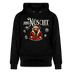 JIBT NÜSCHT-Unisex Bio-Hoodie-mit Berliner Bär - Schwarz