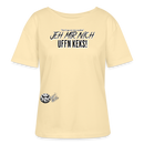 JEH MIR NICH UFFN KEKS-Rundhals Frauen Bio-T-Shirt - Creme