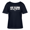 ICK GLOOB MIR LAUST DER AFFE-Rundhals Frauen Bio-T-Shirt - Navy