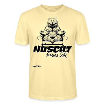 NÜSCHT MUSS ICK-Unisex T-Shirt Bio II - Creme