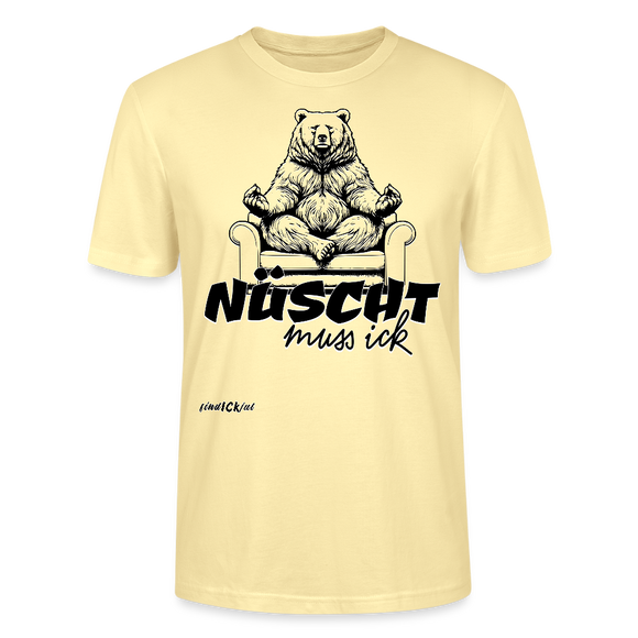 NÜSCHT MUSS ICK-Unisex T-Shirt Bio II - Creme