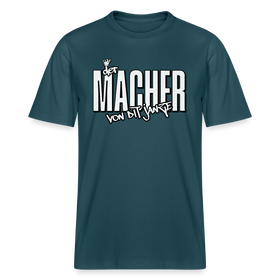 DER MACHER VON DIT JANZE - Relaxed Fit Unisex Bio-T-Shirt - Dunkles Petrol