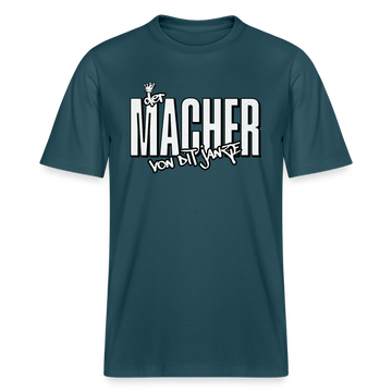 DER MACHER VON DIT JANZE - Relaxed Fit Unisex Bio-T-Shirt - Dunkles Petrol