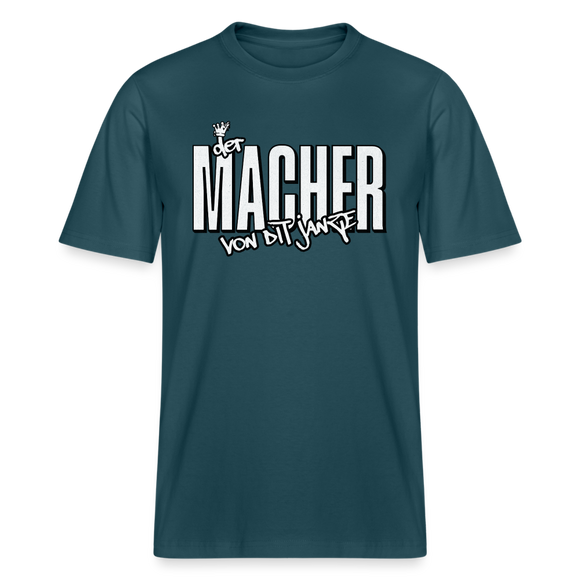 DER MACHER VON DIT JANZE - Relaxed Fit Unisex Bio-T-Shirt - Dunkles Petrol