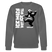 ICK MACH WAT ICK WILL-Unisex Bio-Sweatshirt - Anthrazit
