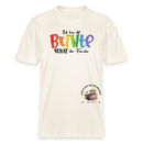 LIEBE IS BUNT-Relaxed Fit Unisex Bio-T-Shirt - Weißgrau