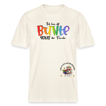 LIEBE IS BUNT-Relaxed Fit Unisex Bio-T-Shirt - Weißgrau