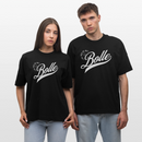 ICK FREU MA WIE BOLLE-Oversized Unisex Bio T-Shirt - Schwarz