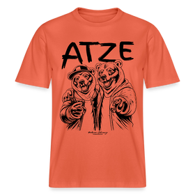 ATZE-beste Freunde-RELAXED FIT Unisex Organic T-Shirt - Hellrot