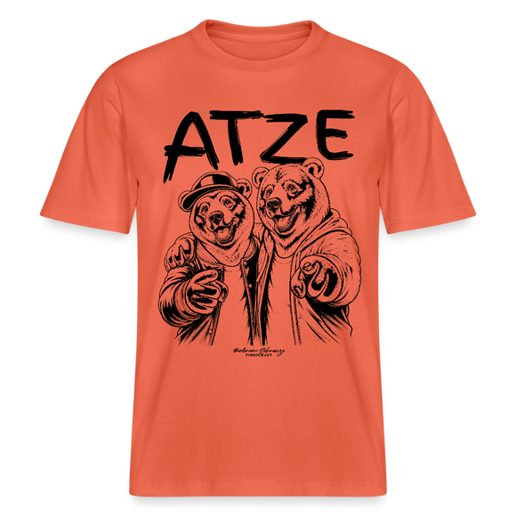 ATZE-beste Freunde-RELAXED FIT Unisex Organic T-Shirt - Hellrot
