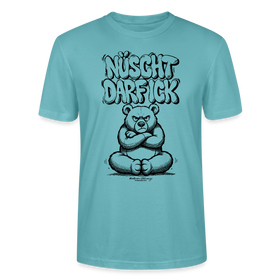 Berlin Shirt mit Berliner Bär-NÜSCHT DARF ICK-Unisex T-Shirt - Pastelltürkis