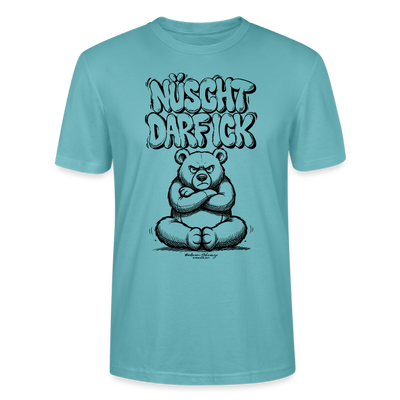 Berlin Shirt mit Berliner Bär-NÜSCHT DARF ICK-Unisex T-Shirt - Pastelltürkis
