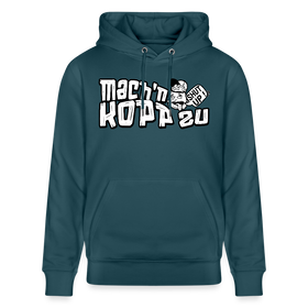 MACH'N KOPP ZU-Unisex Bio-Hoodie II - Dunkles Petrol