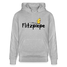 DIE FLITZPIEPE - Unisex Bio-Hoodie - Grau meliert