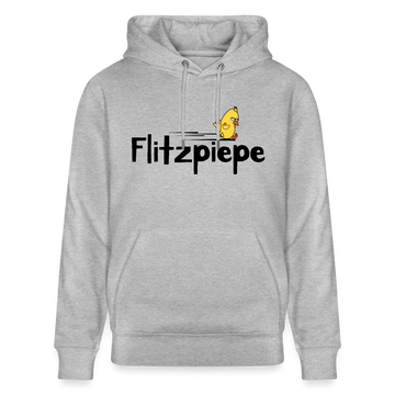 DIE FLITZPIEPE - Unisex Bio-Hoodie - Grau meliert