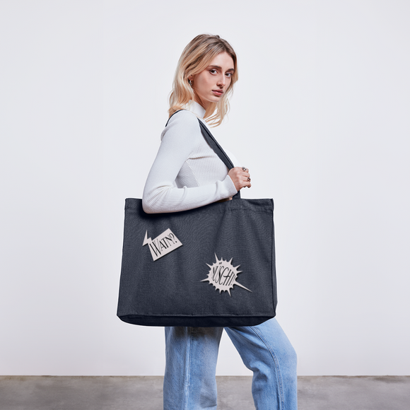 WATN? NÜSCHT!-Einkaufstasche - midnight Blue