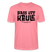 PASS UFF KEULE-Unisex T-Shirt mit Berliner Schnauze - Pink 