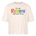 PRIDE 'REGENBOGENSCHAF'-Frauen Boxy Bio-T-Shirt - Naturweiß