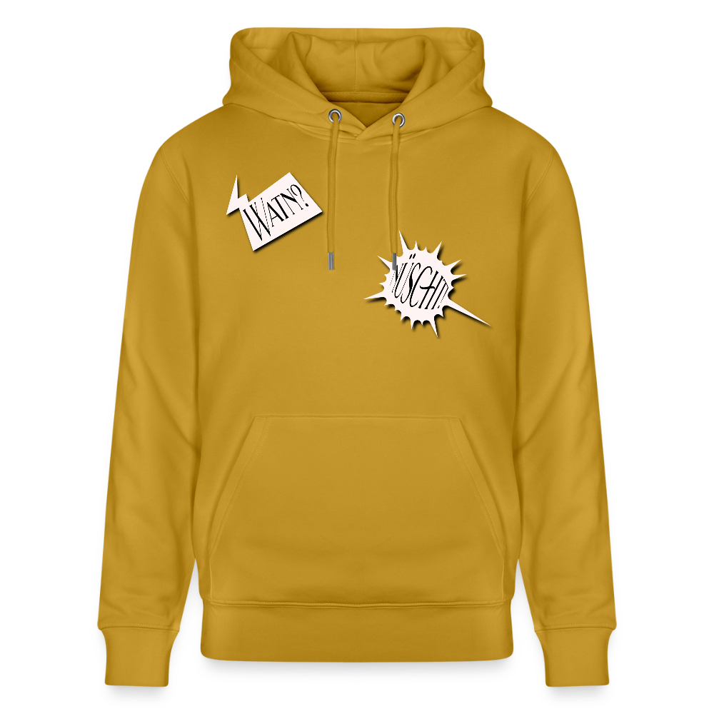 WATN? NÜSCHT!-Unisex Bio-Hoodie - Ocker