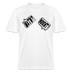 WATN? NÜSCHT!-Relaxed Fit Unisex Bio-T-Shirt - Weiß