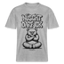 Berlin Shirt mit Illustration-NÜSCHT DARF ICK-RELAXED FIT Unisex Organic T-Shirt - Grau meliert