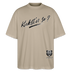 KIEKST'N SO?-Oversized Unisex Bio T-Shirt - Steingrau