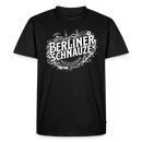 BERLINER SCHNAUZE-Männer Premium Bio T-Shirt - Schwarz