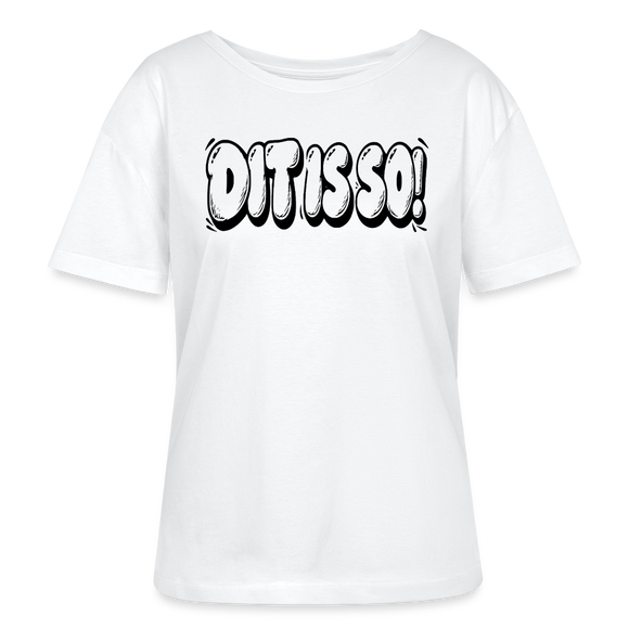 Berlin Shirt-DIT IS SO!-Relaxed Rundhals Frauen Bio-T-Shirt - Weiß
