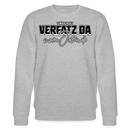 VERFATZ DA VOM JELÄNDE-Unisex Bio-Sweatshirt - Grau meliert