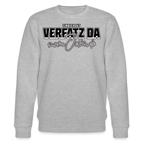 VERFATZ DA VOM JELÄNDE-Unisex Bio-Sweatshirt - Grau meliert