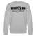 VERFATZ DA VOM JELÄNDE-Unisex Bio-Sweatshirt - Grau meliert