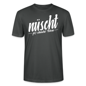 Berlin Shirt-NÜSCHT DARF ICK-Unisex T-Shirt mit Berliner Schnauze - Anthrazit