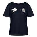 WATN? NÜSCHT!-Rundhals Frauen Bio-T-Shirt - Navy