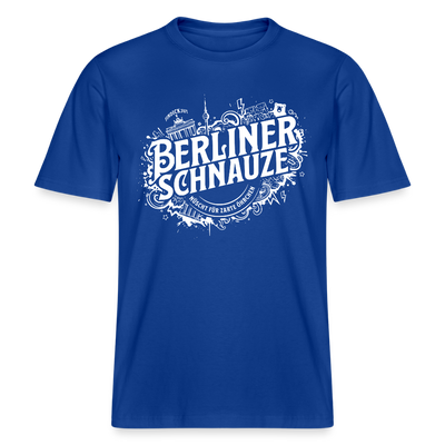 BERLINER SCHNAUZE-RELAXED FIT Unisex BIO T-Shirt - Dunkelblau